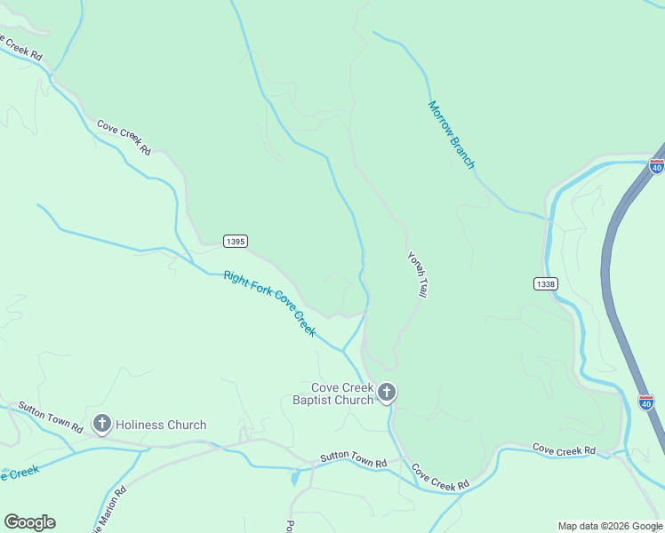 map of restaurants, bars, coffee shops, grocery stores, and more near 162 Broken Bow Ridge in Waynesville