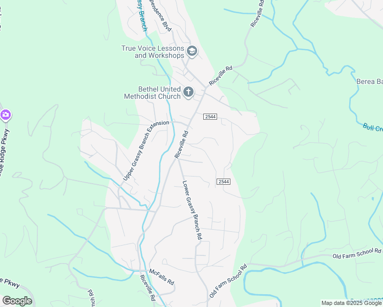 map of restaurants, bars, coffee shops, grocery stores, and more near 3 Double Oaks Drive in Asheville