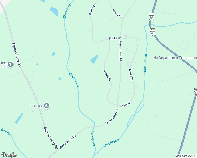 map of restaurants, bars, coffee shops, grocery stores, and more near 2671 Walnut Street in Newton