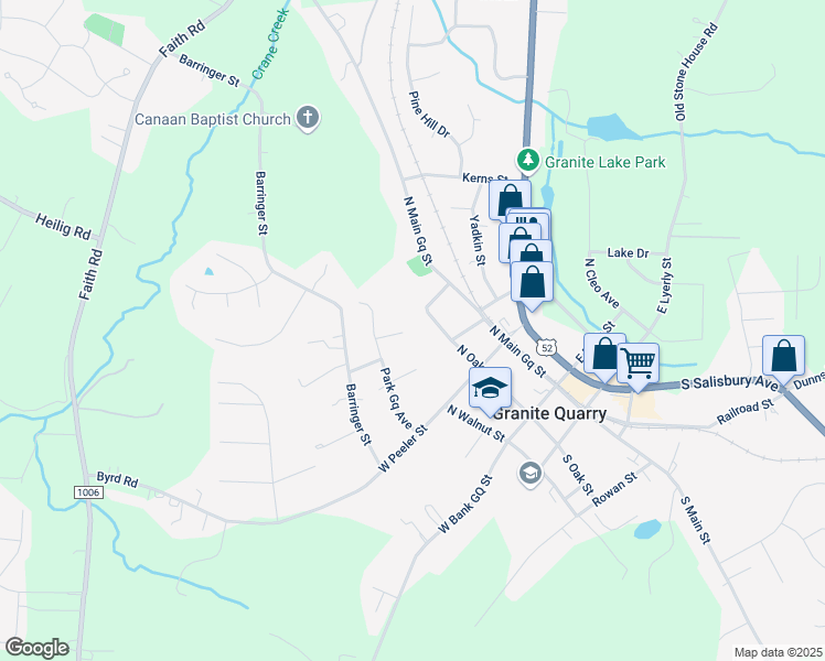 map of restaurants, bars, coffee shops, grocery stores, and more near 305 Aspen GQ Avenue in Salisbury