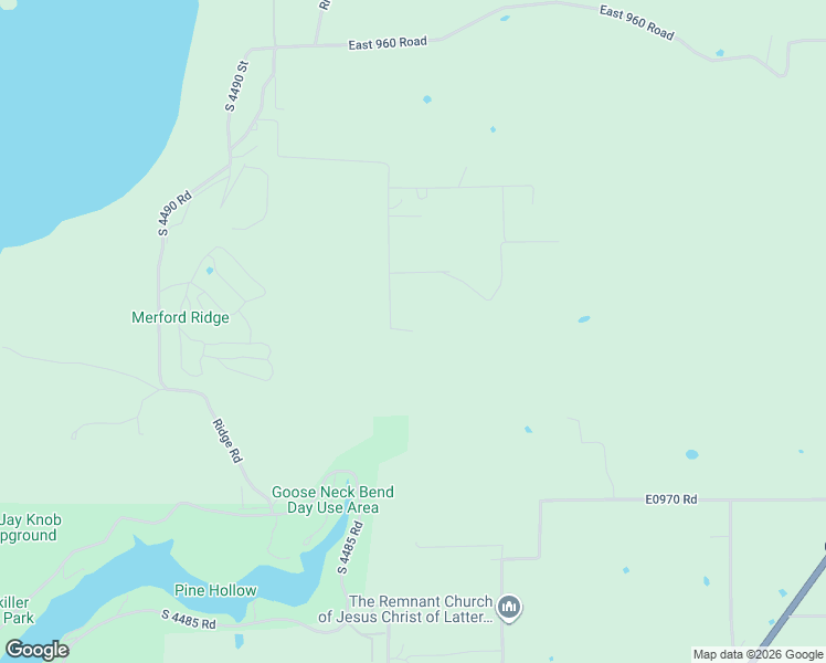 map of restaurants, bars, coffee shops, grocery stores, and more near 451895 East 965 Road in Vian