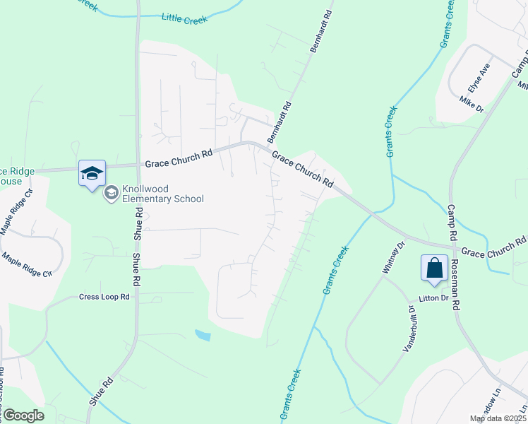 map of restaurants, bars, coffee shops, grocery stores, and more near 345 Hallmark Estates Drive in Salisbury