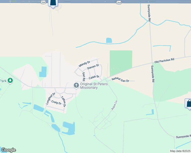map of restaurants, bars, coffee shops, grocery stores, and more near 516-520 Monument Road in Greenville