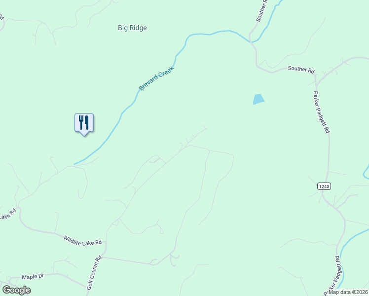 map of restaurants, bars, coffee shops, grocery stores, and more near 951 Golf Course Road in Old Fort