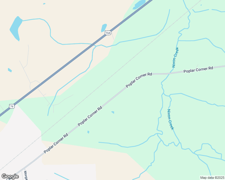 map of restaurants, bars, coffee shops, grocery stores, and more near 2345 Poplar Corner Road in Brownsville