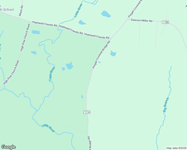 map of restaurants, bars, coffee shops, grocery stores, and more near 3207 Pisgah Covered Bridge Road in Asheboro