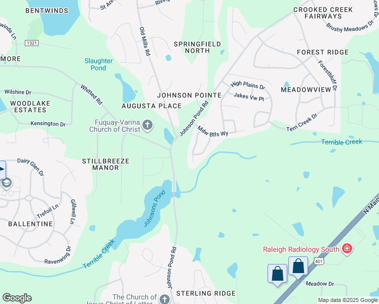 map of restaurants, bars, coffee shops, grocery stores, and more near 2001 Abbey Marie Lane in Fuquay-Varina