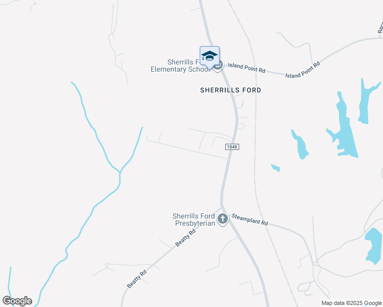 map of restaurants, bars, coffee shops, grocery stores, and more near 8303 Sherrills Ford Road in Sherrills Ford