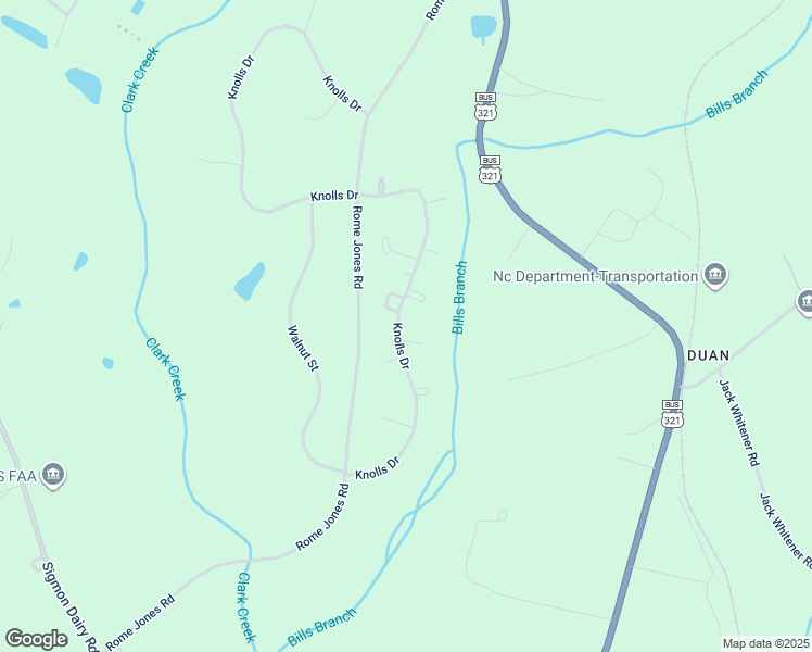 map of restaurants, bars, coffee shops, grocery stores, and more near 1831 Knolls Drive in Newton