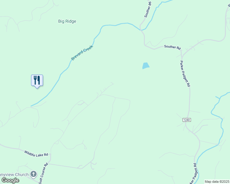 map of restaurants, bars, coffee shops, grocery stores, and more near 1039 Golf Course Road in Old Fort