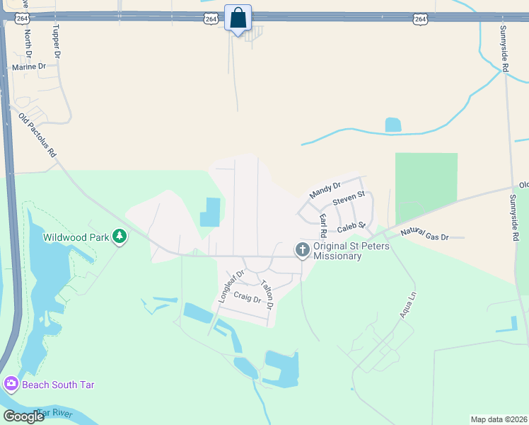 map of restaurants, bars, coffee shops, grocery stores, and more near 460 Vail Drive in Greenville