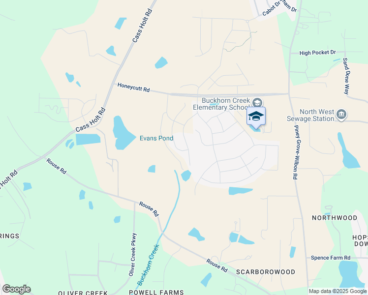 map of restaurants, bars, coffee shops, grocery stores, and more near 229 Terra Bella Lane in Holly Springs