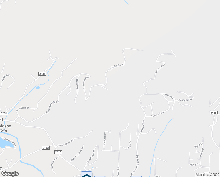 map of restaurants, bars, coffee shops, grocery stores, and more near 303 Harrison Hill Road in Swannanoa