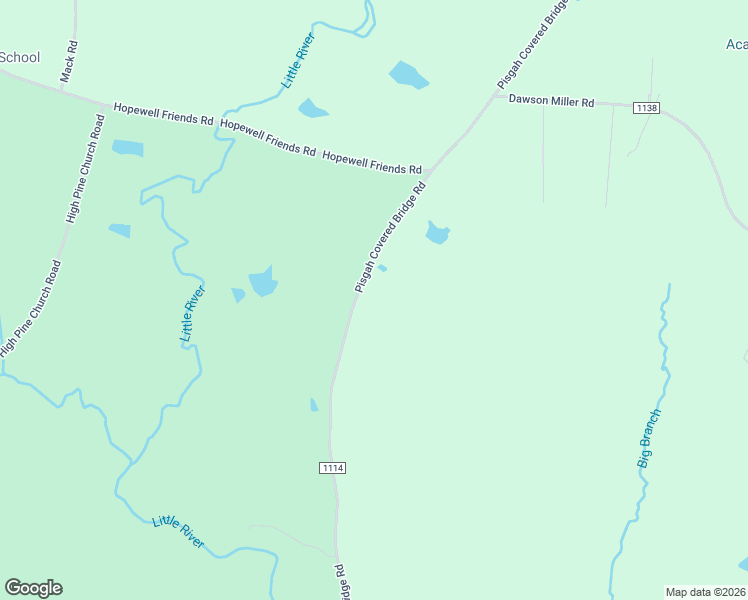 map of restaurants, bars, coffee shops, grocery stores, and more near 3207 Pisgah Covered Bridge Road in Asheboro