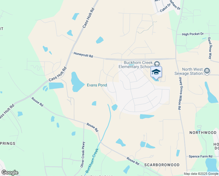 map of restaurants, bars, coffee shops, grocery stores, and more near 229 Terra Bella Lane in Holly Springs