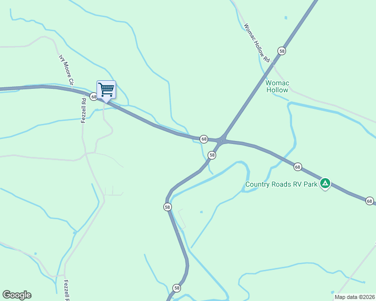 map of restaurants, bars, coffee shops, grocery stores, and more near 25445 Highway 58 in Decatur