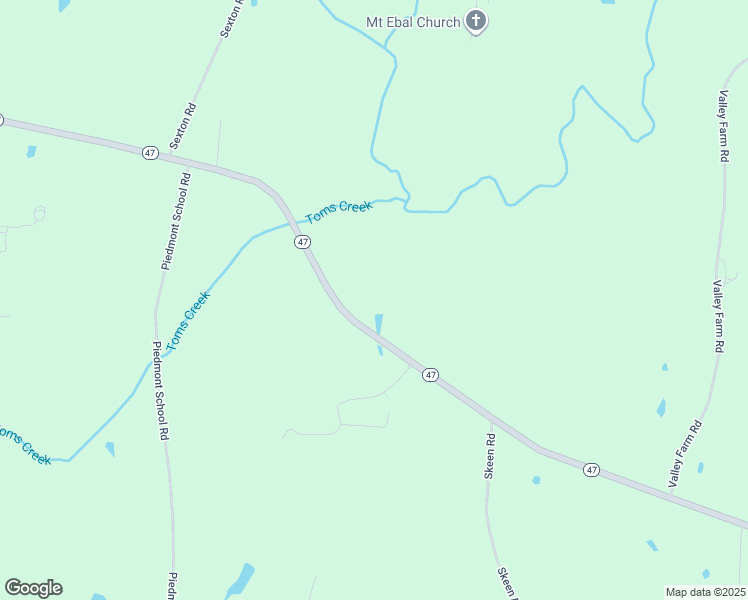 map of restaurants, bars, coffee shops, grocery stores, and more near 1589 North Carolina 47 in Denton