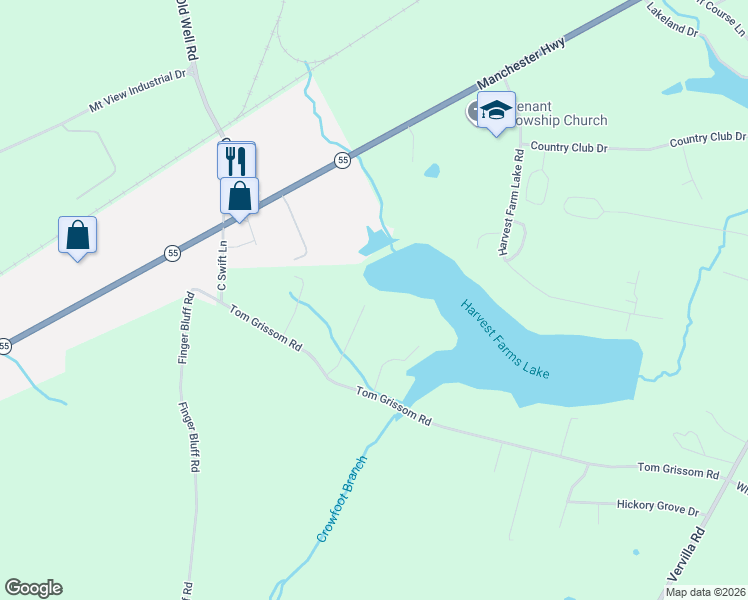 map of restaurants, bars, coffee shops, grocery stores, and more near 214 Lake Villa Circle in Morrison