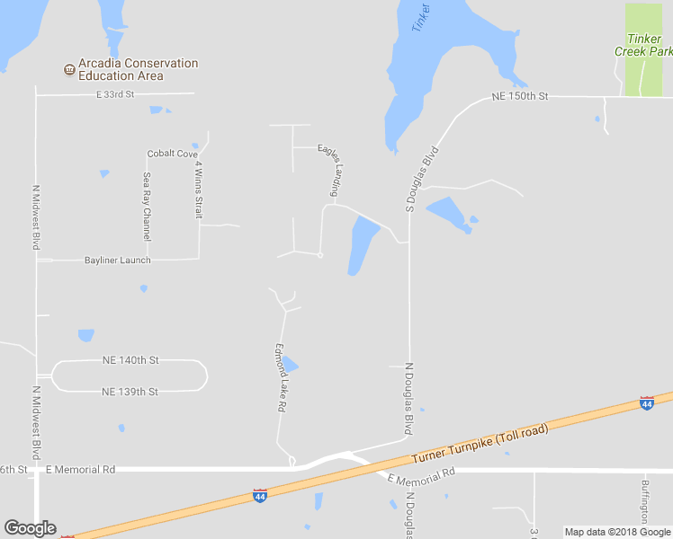 map of restaurants, bars, coffee shops, grocery stores, and more near 8150 Bald Eagle Drive in Jones