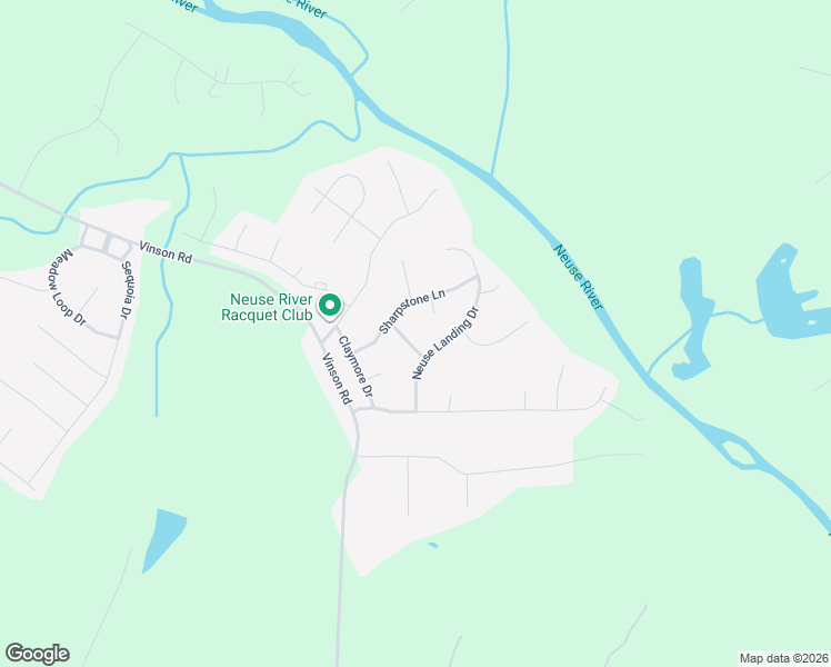 map of restaurants, bars, coffee shops, grocery stores, and more near 28 River Rock Court in Clayton