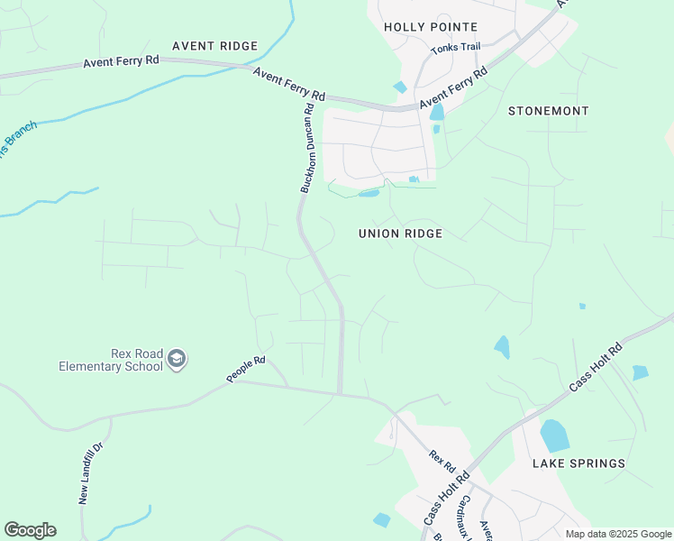 map of restaurants, bars, coffee shops, grocery stores, and more near 116 Ava Court in Holly Springs