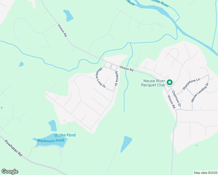 map of restaurants, bars, coffee shops, grocery stores, and more near 195 Meadow Loop Drive in Clayton