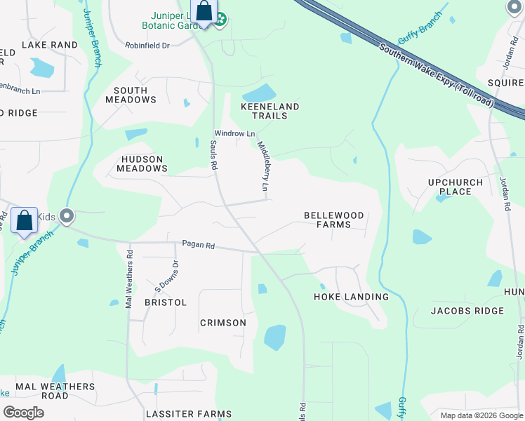 map of restaurants, bars, coffee shops, grocery stores, and more near 904 2 Brothers Run in Raleigh