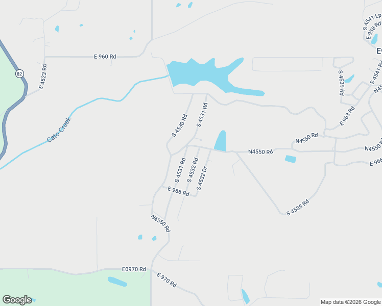 map of restaurants, bars, coffee shops, grocery stores, and more near Sequoyah Drive in Vian