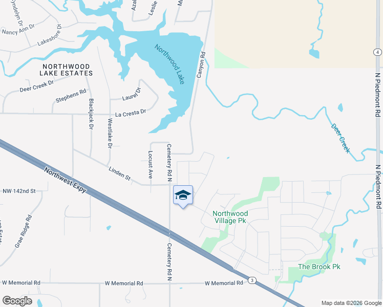 map of restaurants, bars, coffee shops, grocery stores, and more near 14400 Canyon Road in Yukon