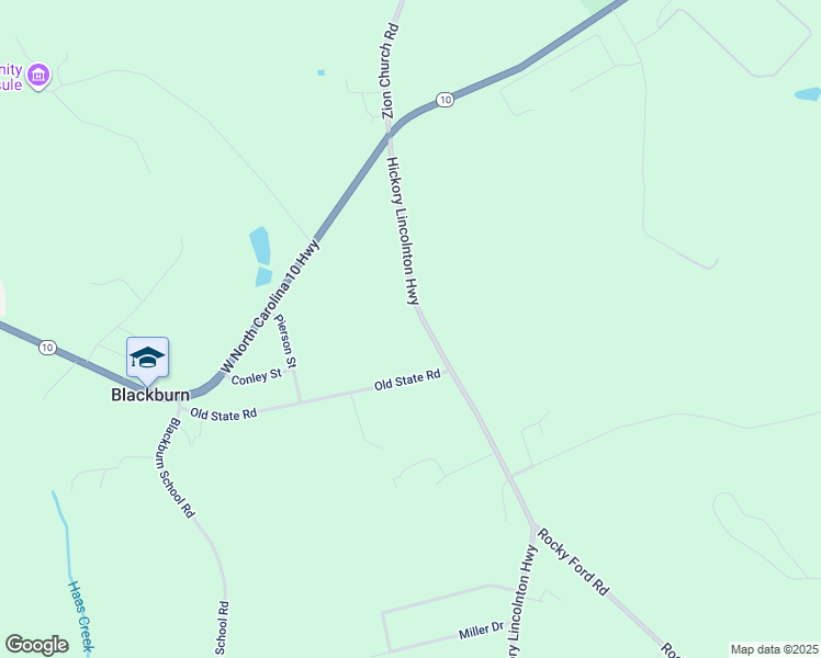 map of restaurants, bars, coffee shops, grocery stores, and more near 3797 Hickory Lincolnton Highway in Newton
