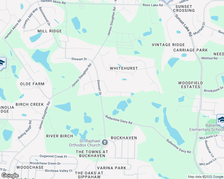 map of restaurants, bars, coffee shops, grocery stores, and more near 713 Culmore Drive in Fuquay Varina