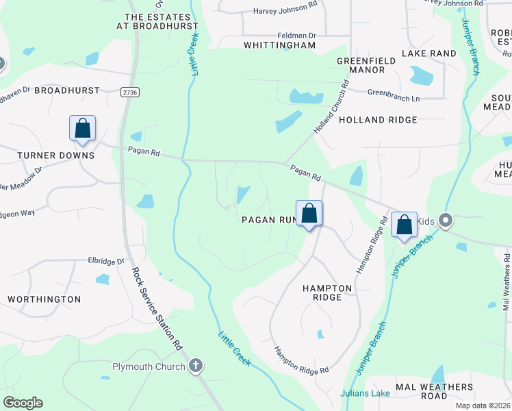 map of restaurants, bars, coffee shops, grocery stores, and more near 5832 Carriage Farm Road in Raleigh