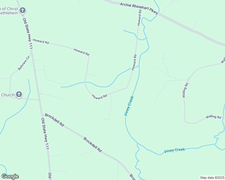 map of restaurants, bars, coffee shops, grocery stores, and more near 1033 Howard Road in Spencer