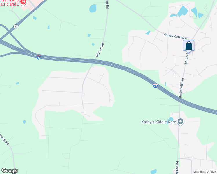 map of restaurants, bars, coffee shops, grocery stores, and more near 2113 Lee Street in Clayton