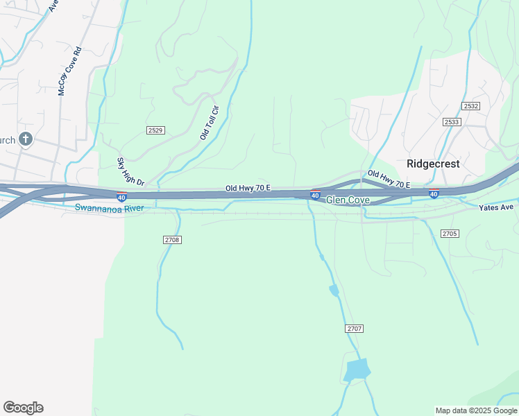map of restaurants, bars, coffee shops, grocery stores, and more near 3151 Old US Highway 70 in Black Mountain