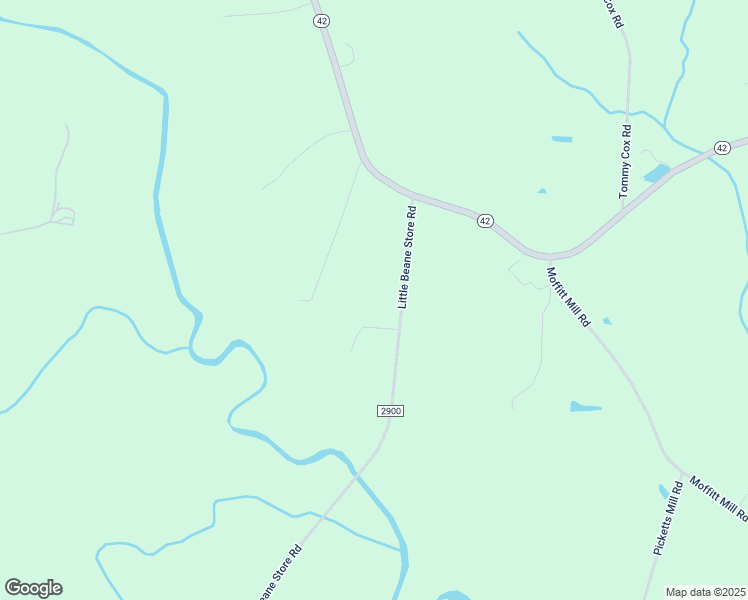 map of restaurants, bars, coffee shops, grocery stores, and more near 4144 Little Beane Store Road in Ramseur