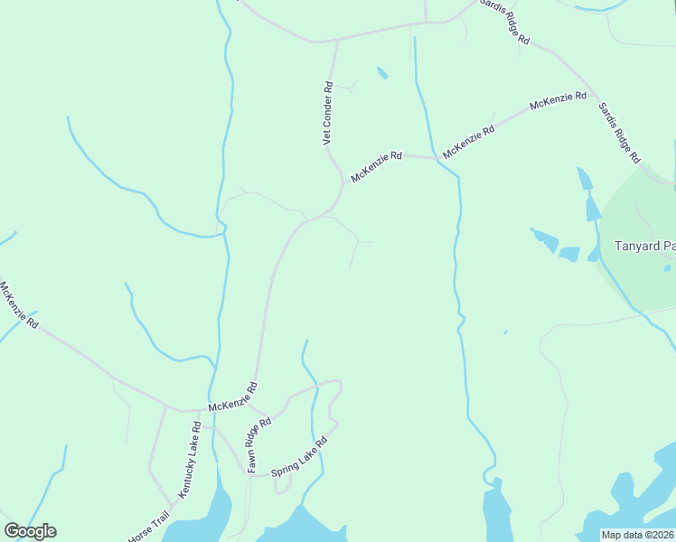 map of restaurants, bars, coffee shops, grocery stores, and more near 2982 McKenzie Road in Parsons