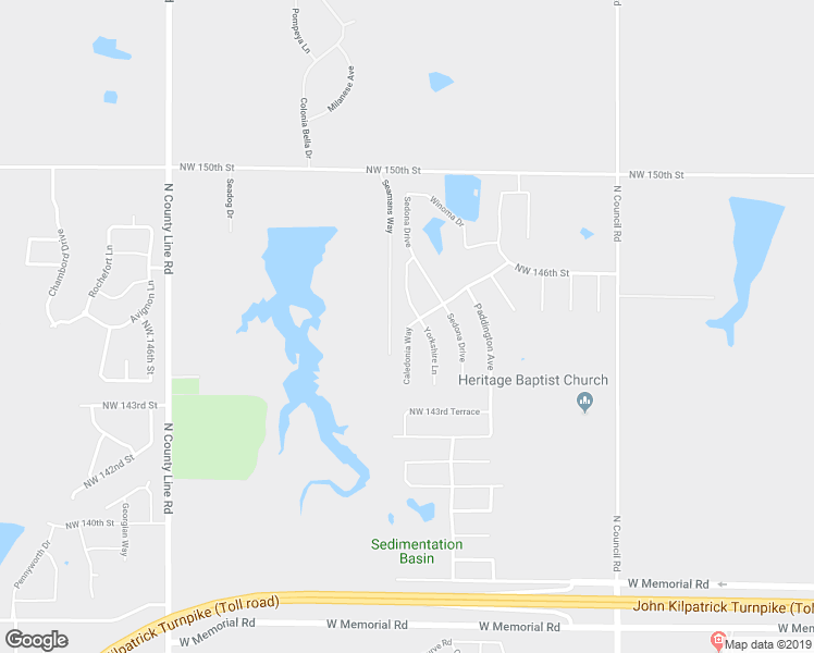 map of restaurants, bars, coffee shops, grocery stores, and more near 844 Northwest 146th Street in Oklahoma City