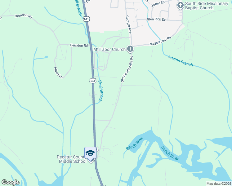 map of restaurants, bars, coffee shops, grocery stores, and more near 2170 Old Decaturville Road in Parsons