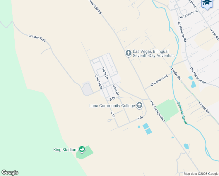 map of restaurants, bars, coffee shops, grocery stores, and more near 3227 Linda Lane in Las Vegas