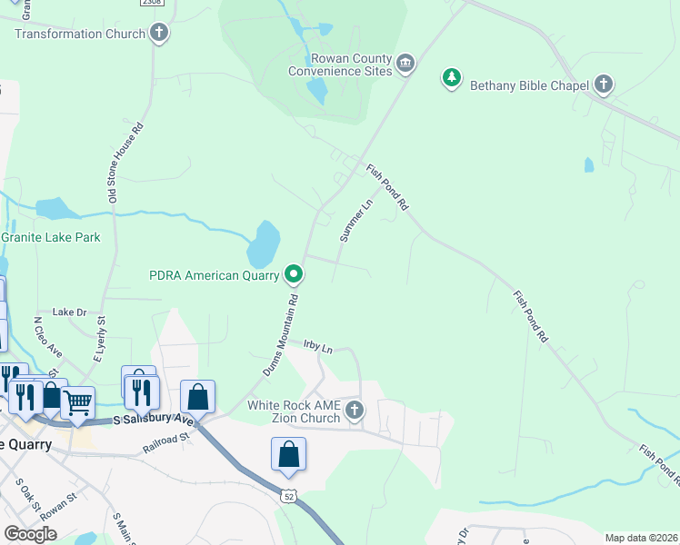map of restaurants, bars, coffee shops, grocery stores, and more near 170 Clement Street in Salisbury