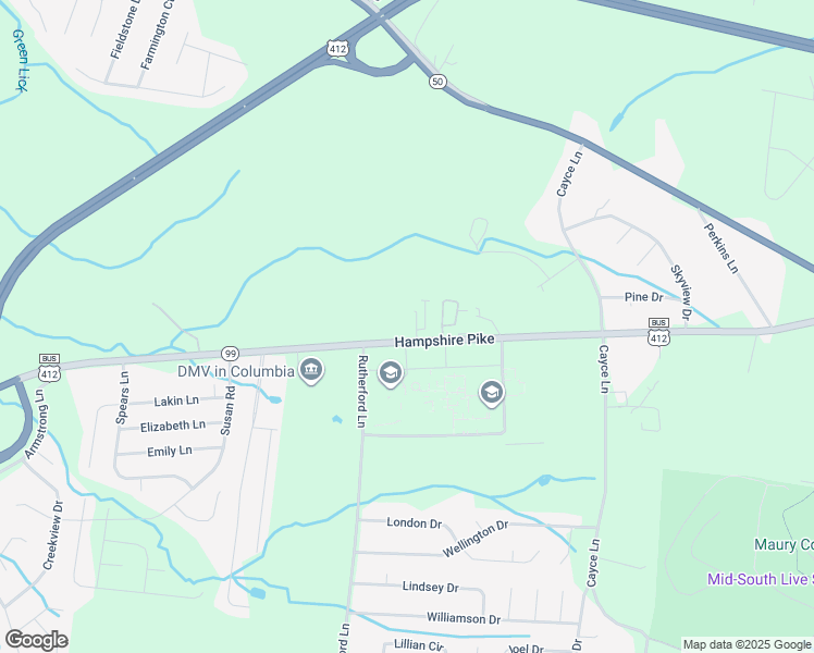 map of restaurants, bars, coffee shops, grocery stores, and more near 1688 Hampshire Pike in Columbia