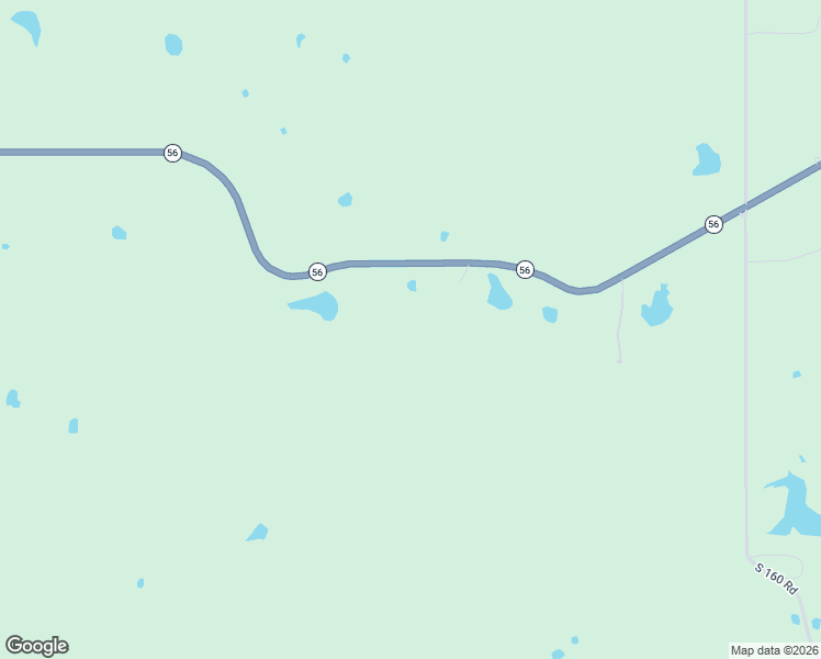 map of restaurants, bars, coffee shops, grocery stores, and more near 5390 Oklahoma 56 in Okmulgee
