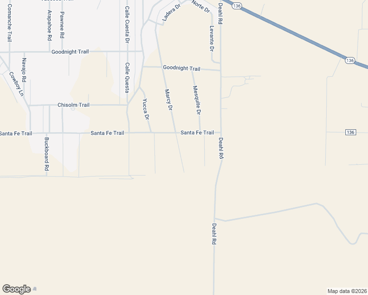 map of restaurants, bars, coffee shops, grocery stores, and more near 505 Marcy Drive in Fritch