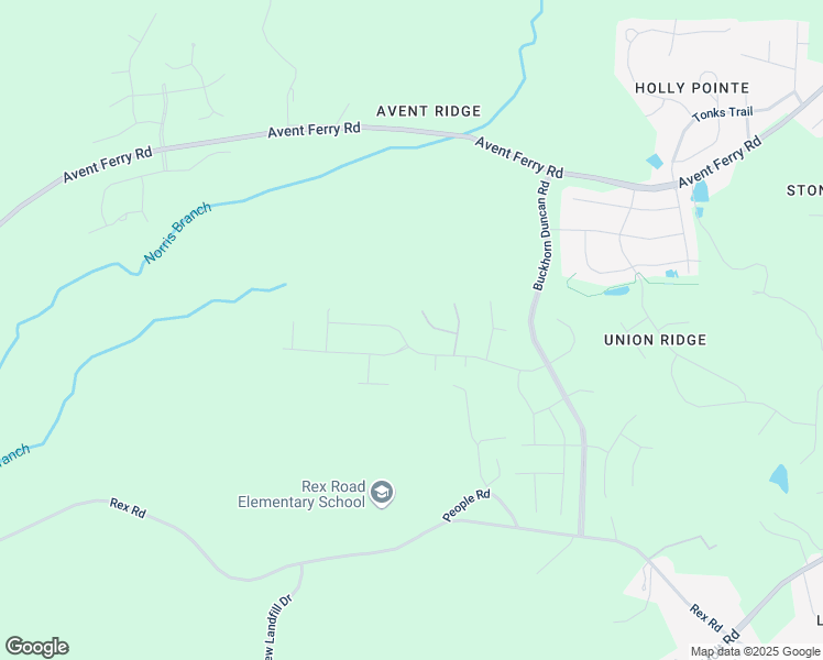 map of restaurants, bars, coffee shops, grocery stores, and more near 604 Salmonberry Drive in Holly Springs