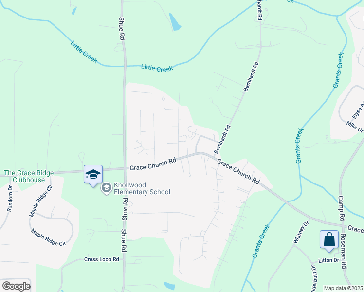 map of restaurants, bars, coffee shops, grocery stores, and more near 125 Lois Lane in Salisbury