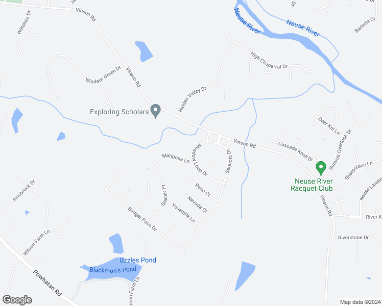 map of restaurants, bars, coffee shops, grocery stores, and more near 88 Meadow Loop Drive in Clayton