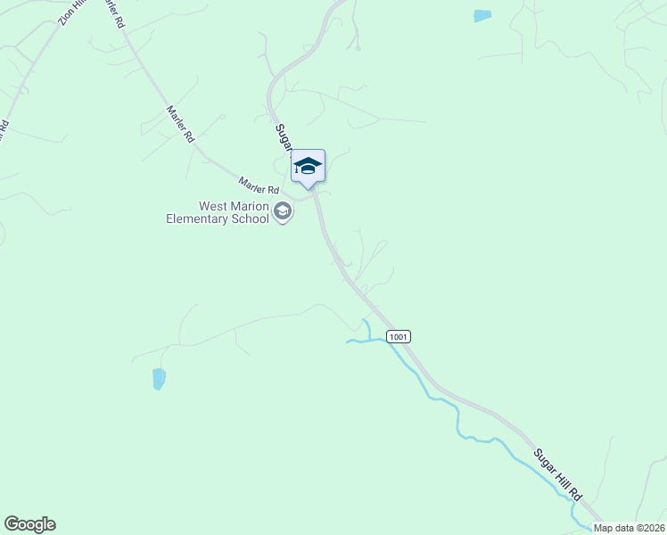 map of restaurants, bars, coffee shops, grocery stores, and more near 5622 Sugar Hill Road in Marion