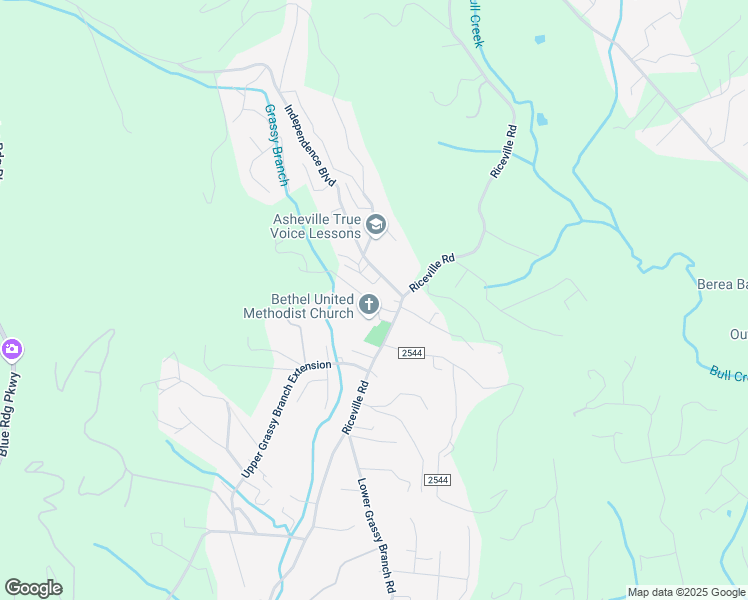 map of restaurants, bars, coffee shops, grocery stores, and more near 99999 Clarke Road in Asheville