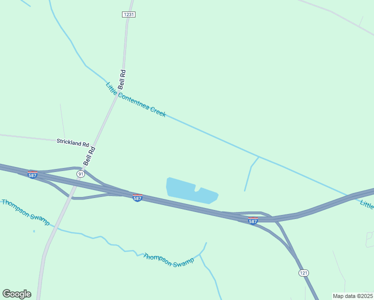 map of restaurants, bars, coffee shops, grocery stores, and more near Bell Road in Walstonburg